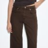D92 Jeans med rett, Wide Leg-modell