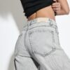 D92 Jeans med rett, Wide Leg-modell