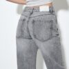 D92 Jeans med rett, Wide Leg-modell