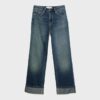 D92 Jeans med rett, Wide Leg-modell