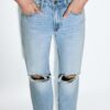 D92 Jeans med rett, Wide Leg-modell