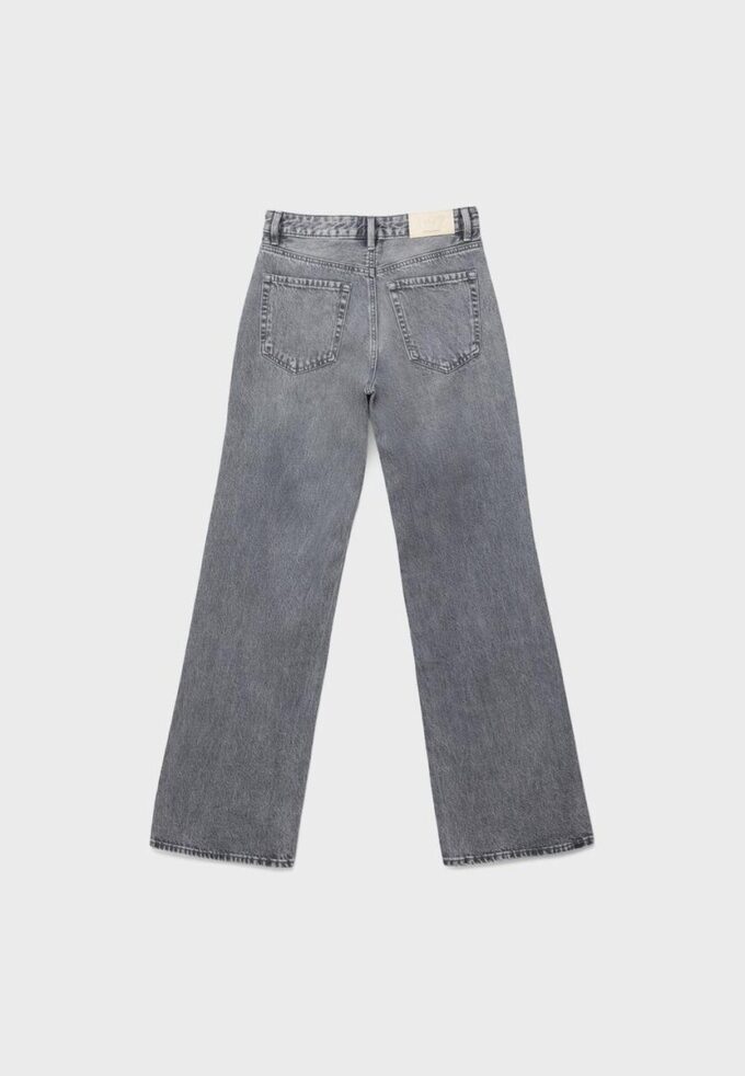 D92 Jeans med rett, Wide Leg-modell