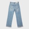D92 Jeans med rett, Wide Leg-modell