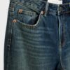 D92 Jeans med rett, Wide Leg-modell