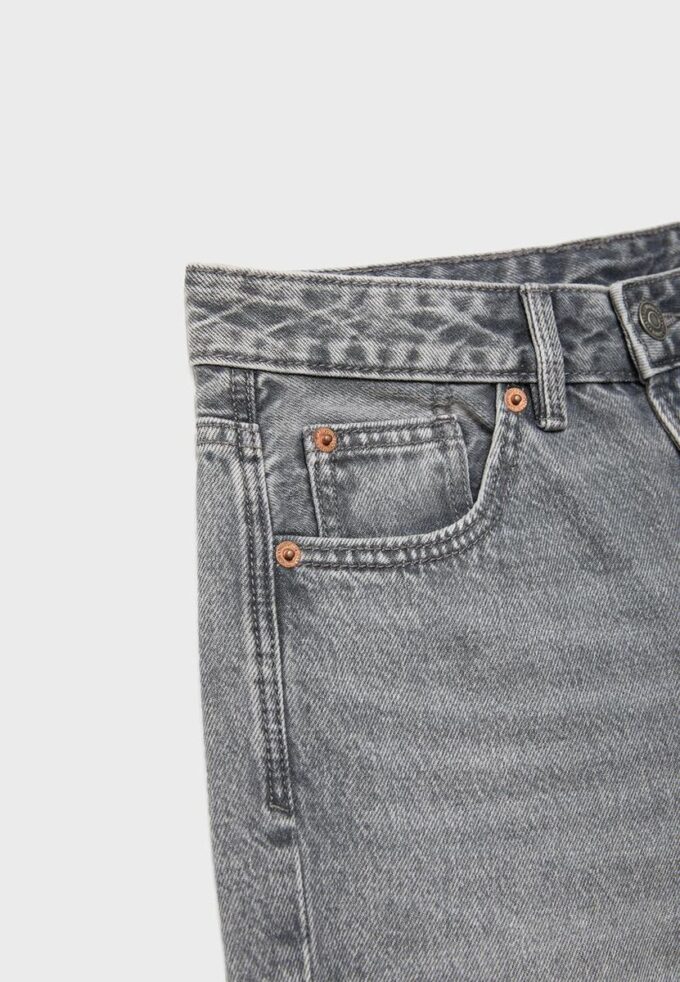 D92 Jeans med rett, Wide Leg-modell