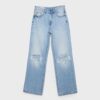 D92 Jeans med rett, Wide Leg-modell