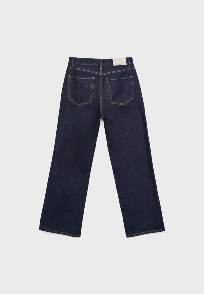 D92 Jeans med rett, Wide Leg-modell