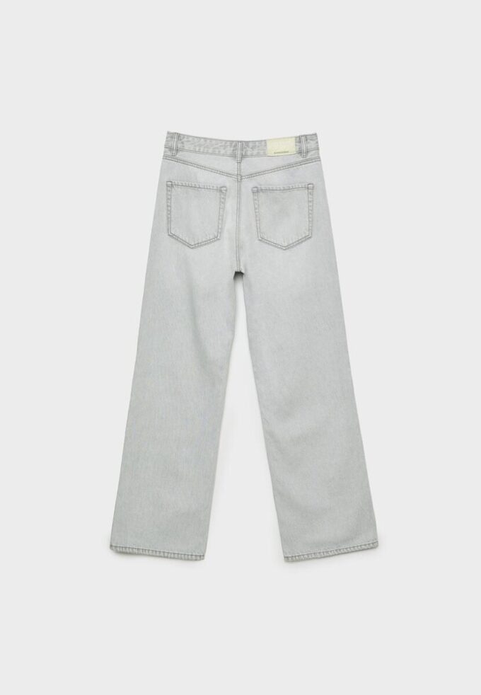 D92 Jeans med rett, Wide Leg-modell