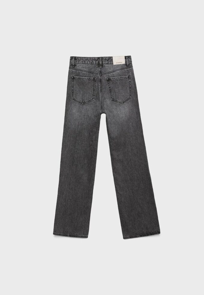 D92 Jeans med rett, Wide Leg-modell