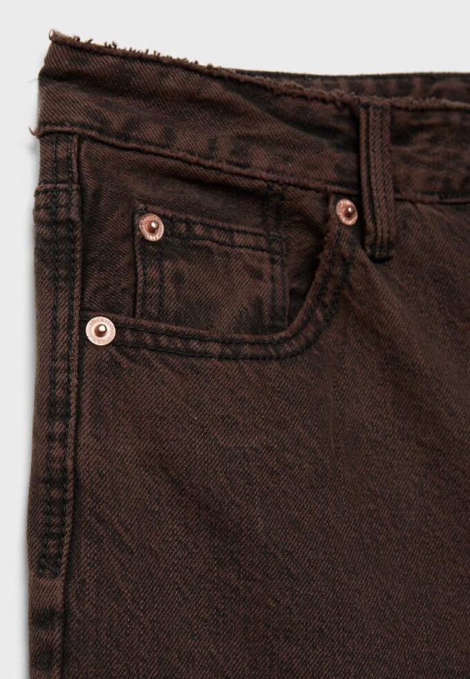 D92 Jeans med rett, Wide Leg-modell