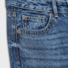 D92 Jeans med rett, Wide Leg-modell