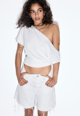 D93 Lange denim Shorts