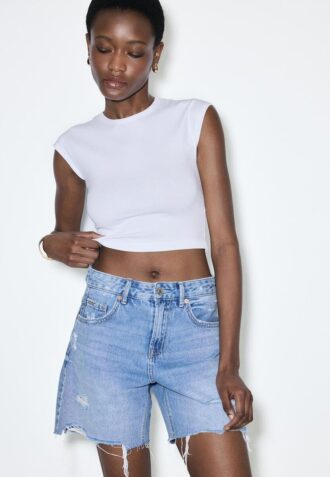 D93 Lange denim Shorts