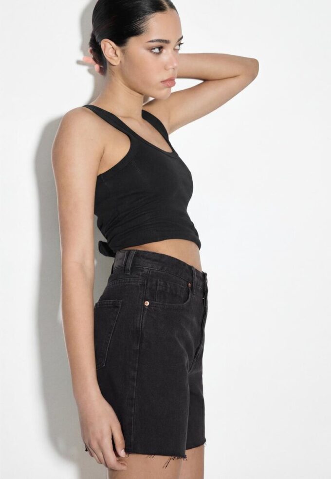 D93 Lange denim Shorts