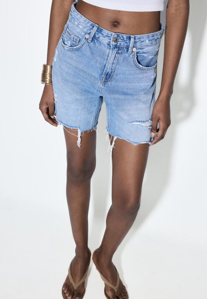 D93 Lange denim Shorts