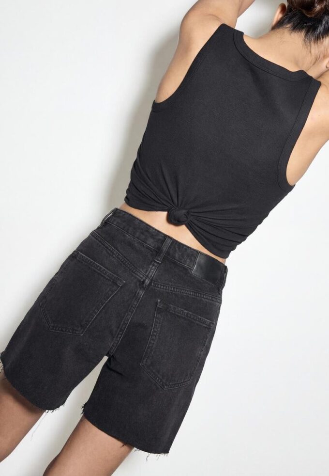 D93 Lange denim Shorts