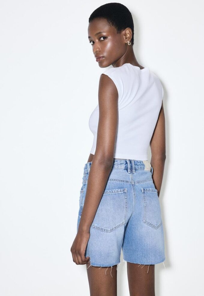 D93 Lange denim Shorts