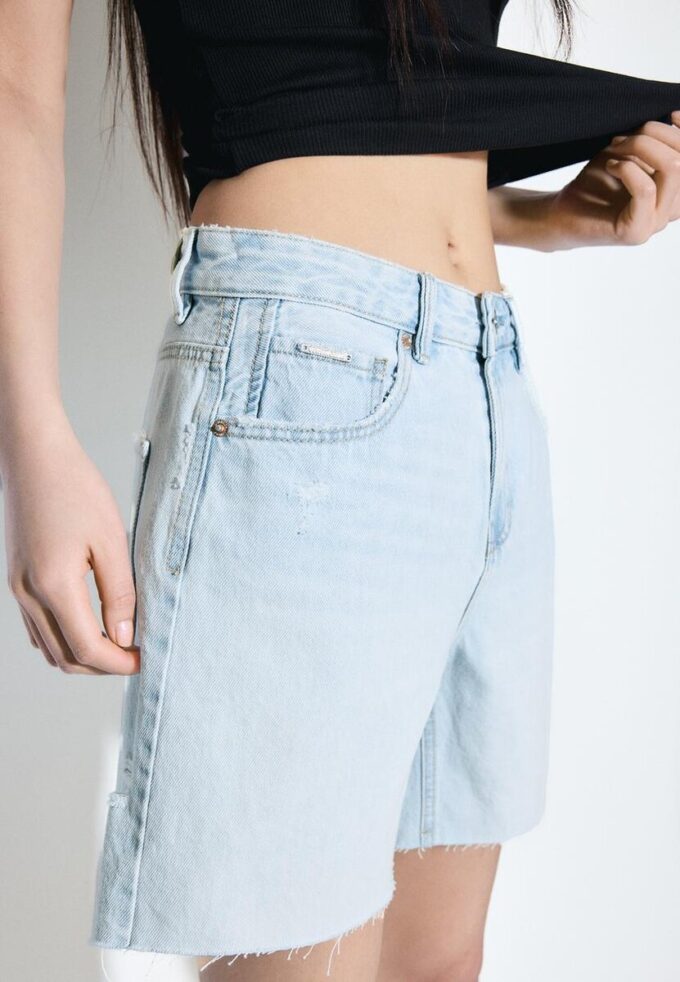 D93 Lange denim Shorts