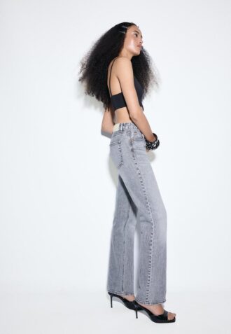 D98 Jeans med rett ben