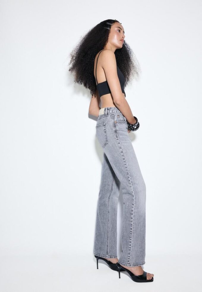 D98 Jeans med rett ben