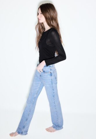 D98 Jeans med rett ben