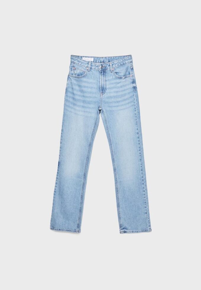 D98 Jeans med rett ben