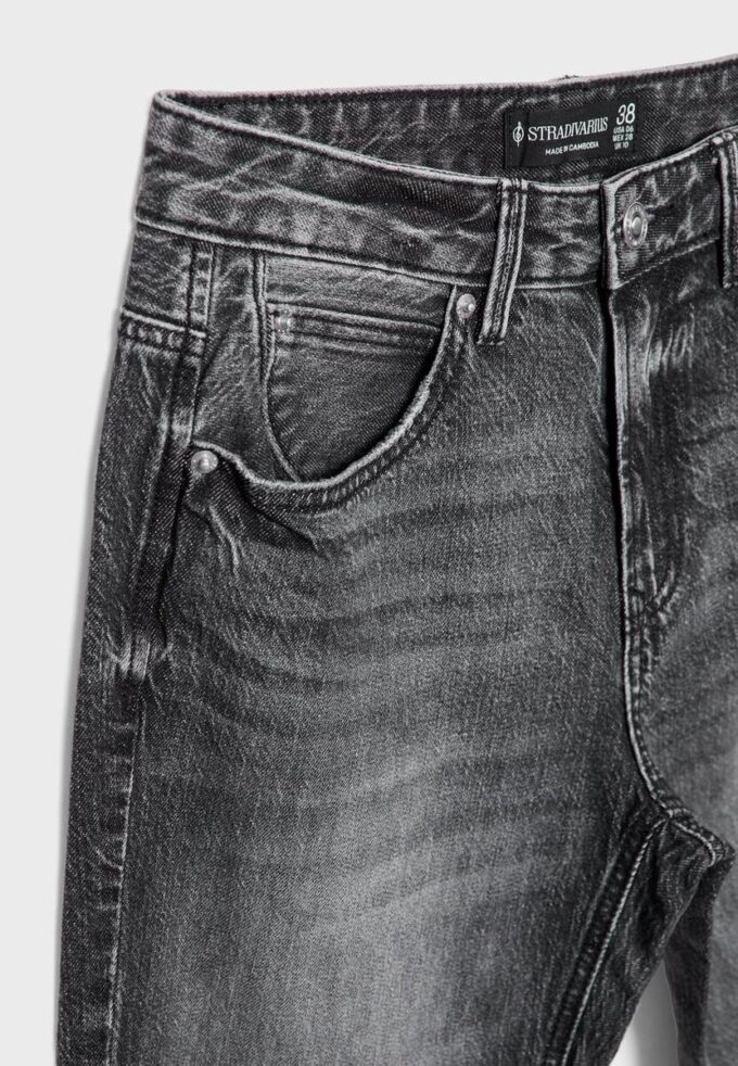 D98 Jeans med rett ben