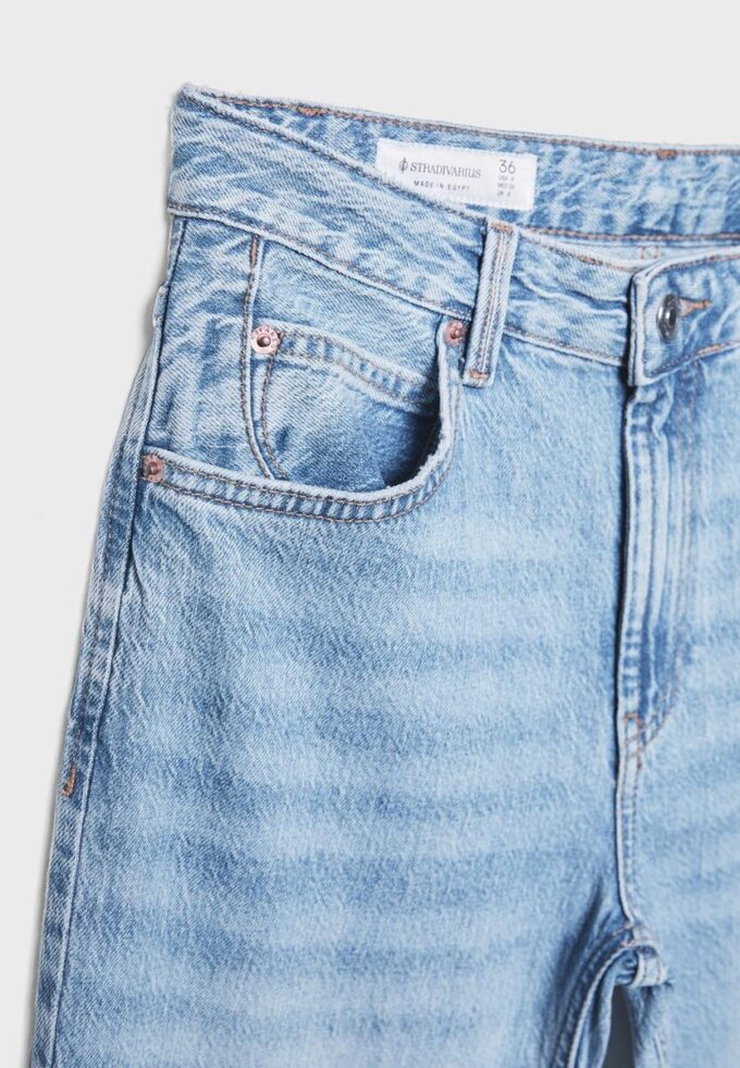 D98 Jeans med rett ben