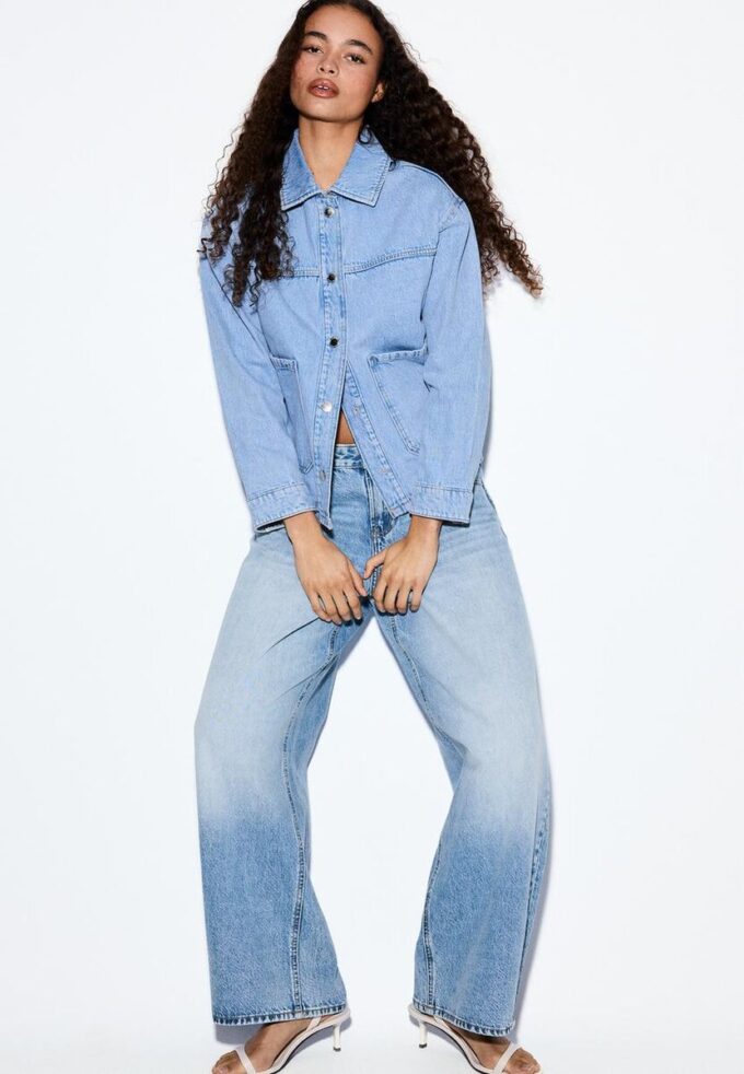 Denimjakke med lommer