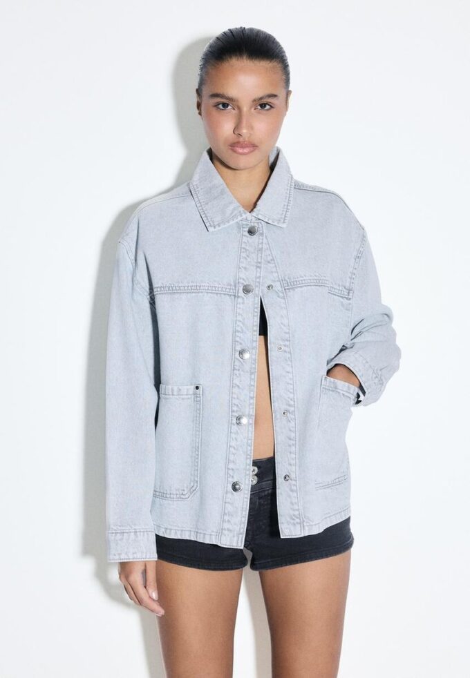 Denimjakke med lommer