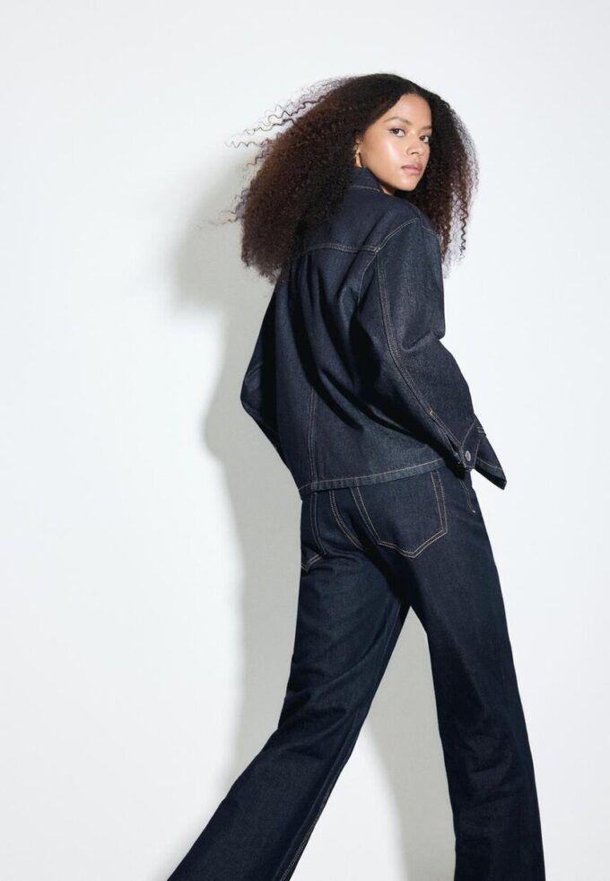 Denimjakke med lommer