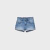 Denimshorts med oppbrett