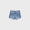 Denimshorts med oppbrett