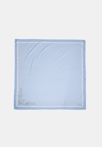 Diagonalt stripete skjerf med detaljer