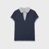 Dobbeltsidig kortærmet polo-T-skjorte