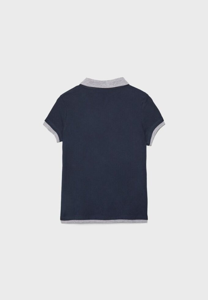 Dobbeltsidig kortærmet polo-T-skjorte