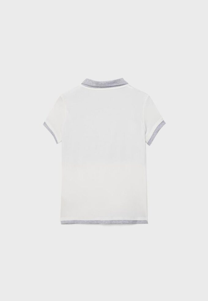 Dobbeltsidig kortærmet polo-T-skjorte