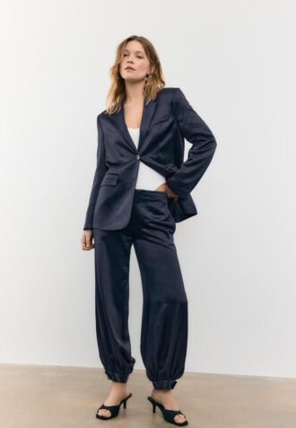 Elegante ballongbukser i sateng