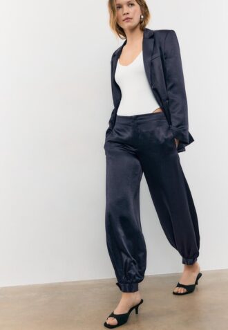 Elegante ballongbukser i sateng