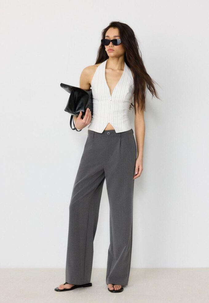 Elegante bukser med rett ben