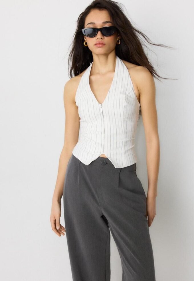 Elegante bukser med rett ben