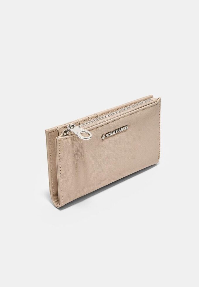 Enkel lommebok med glidelås