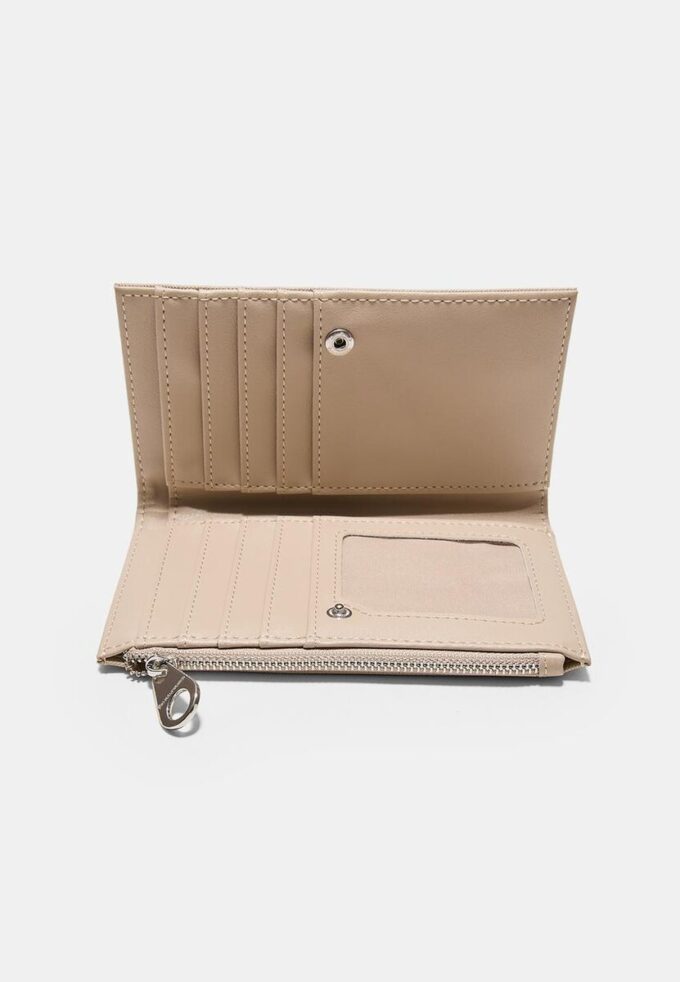 Enkel lommebok med glidelås