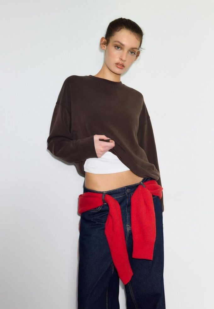 Enkel, Soft-Touch-sweatshirt