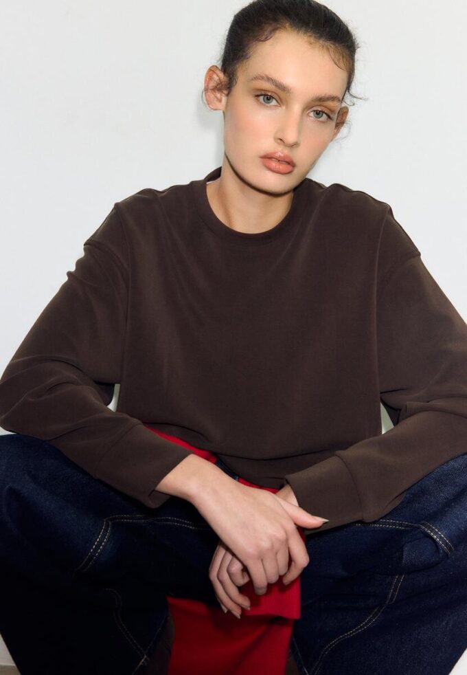 Enkel, Soft-Touch-sweatshirt