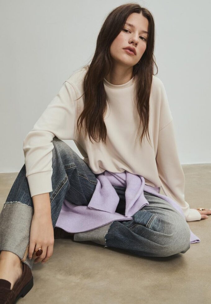 Enkel, Soft-Touch-sweatshirt