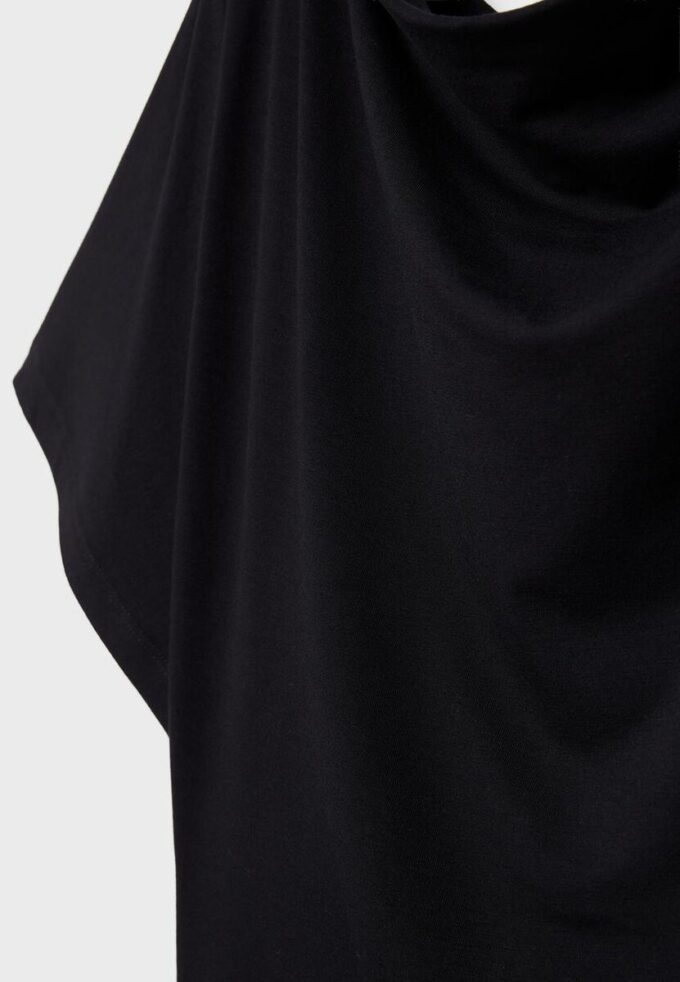 Enkel T-skjorte med flagermusermmer