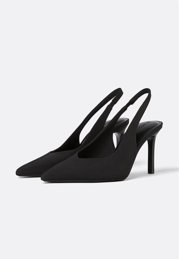 Enkle slingback-sko