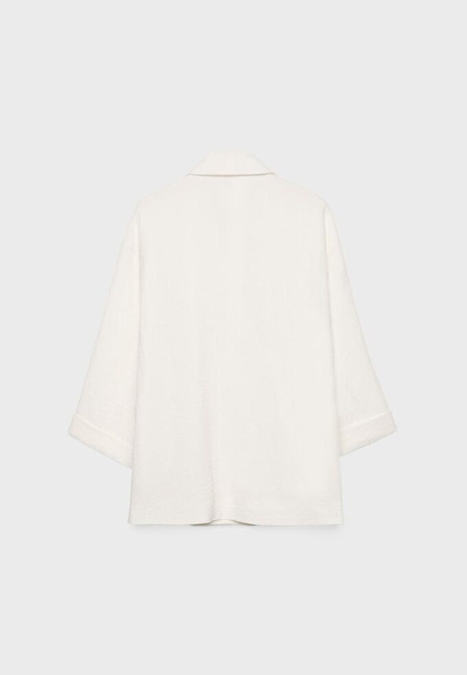 Flytende blazer med dobbel knappestolpe