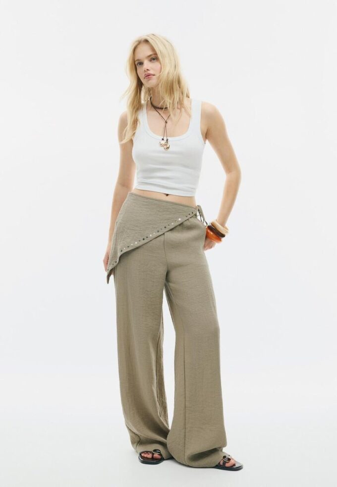 Flytende skjerfbukser